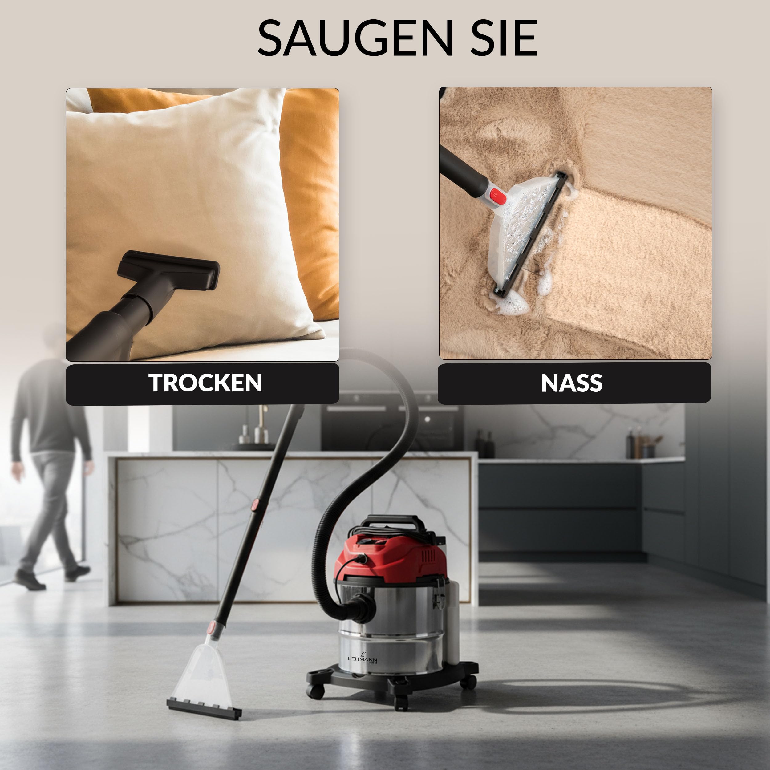 lehmann-waschsauger-1600w-teppichreiniger-polsterreiniger-20l image 4