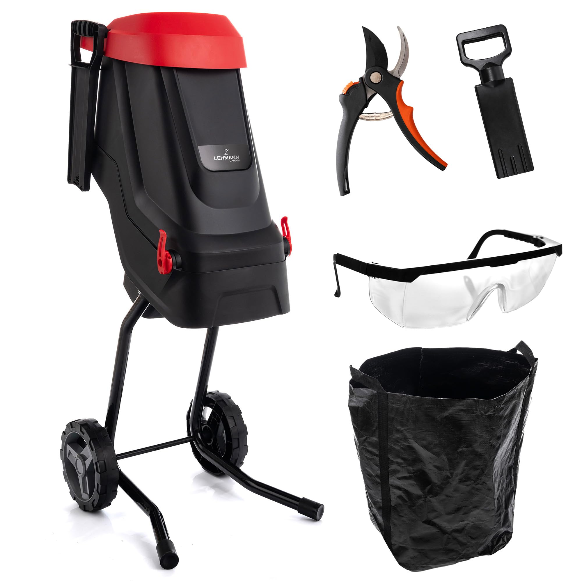 lehmann-gartenh-cksler-elektrisch-2600w-45mm-45l-fangkorb image 1