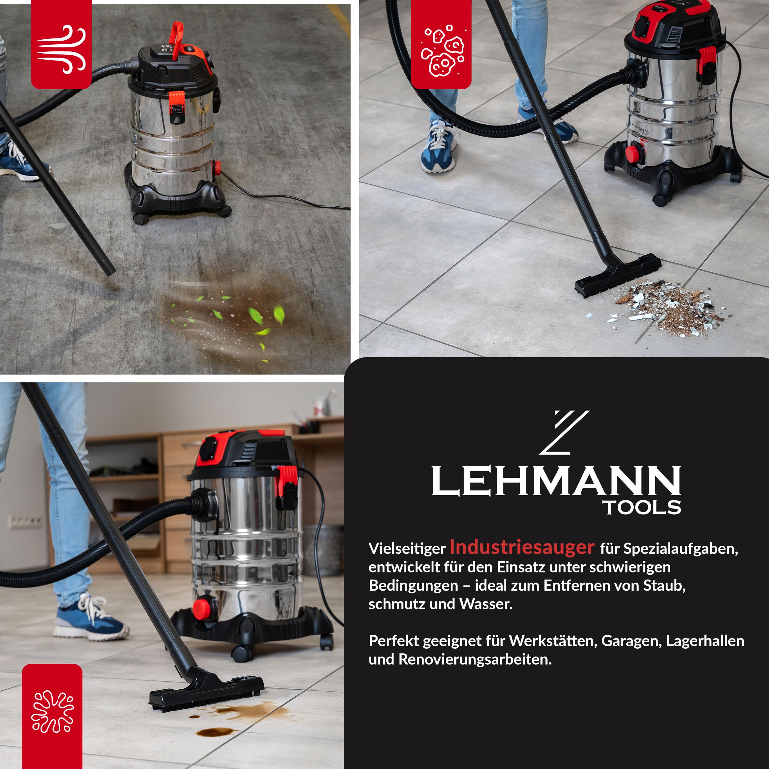 lehmann-industriestaubsauger-30l-nass-trockensauger-mit-steckdose image 5