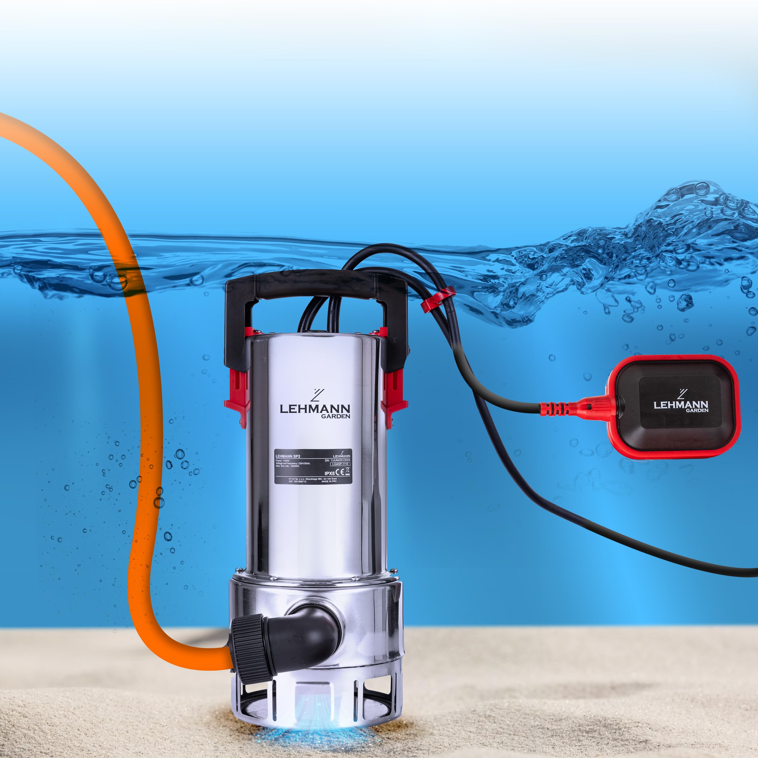 lehmann-sp2-schmutzwasserpumpe-1100w-tauchpumpe-edelstahl image 4