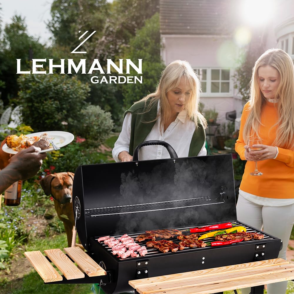 lehmann-holzkohlegrill-xl-grillwagen-deckel-71x35cm image 2