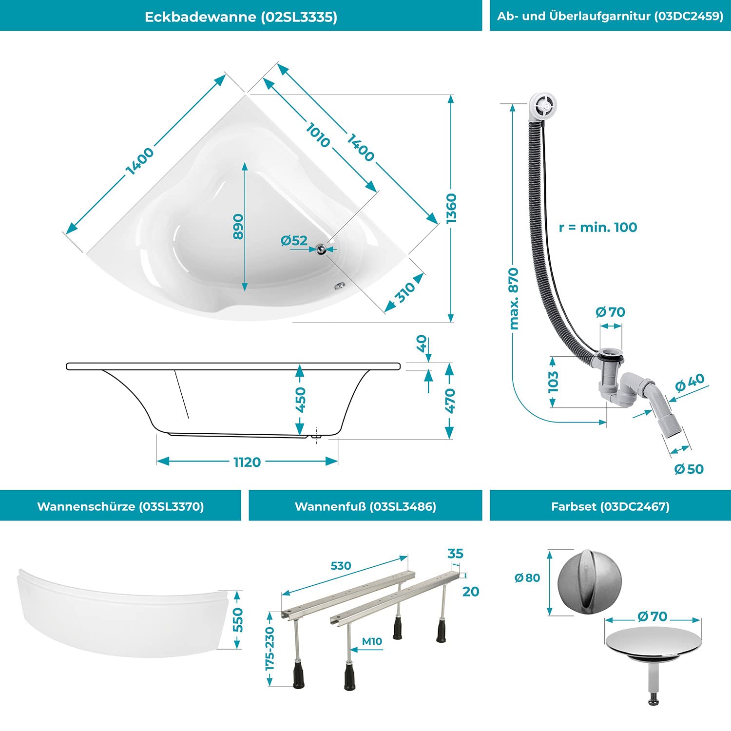 calmwaters-exclusive-2-eckbadewanne-140x140-komplettset-wei image 5