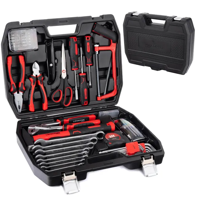 lehmann-werkzeug-set-65-tlg-werkzeugkoffer-65-teile-cr-v image 1
