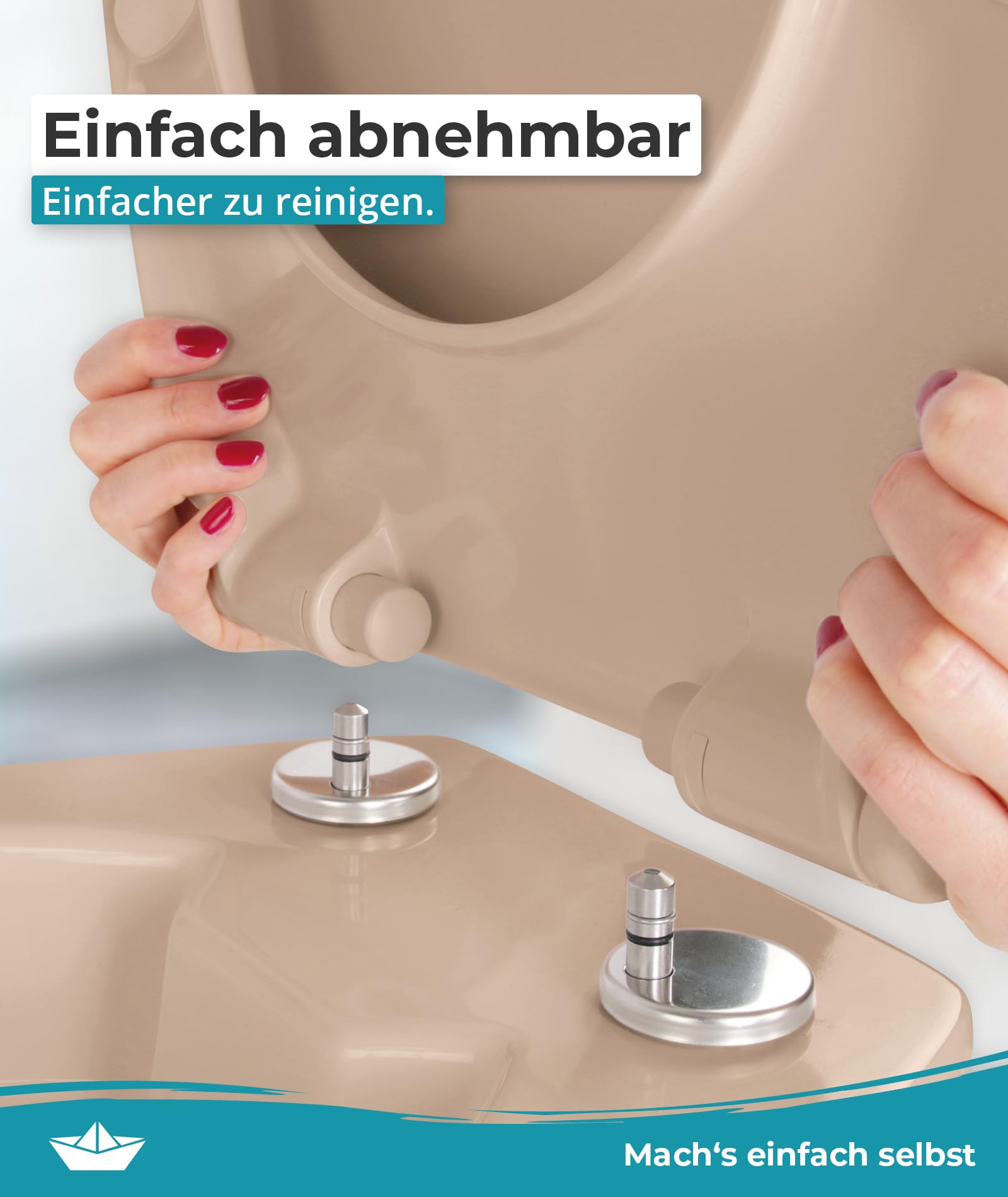 calmwaters-wc-sitz-oval-beige-bahamabeige-duroplast-absenkautomatik image 4