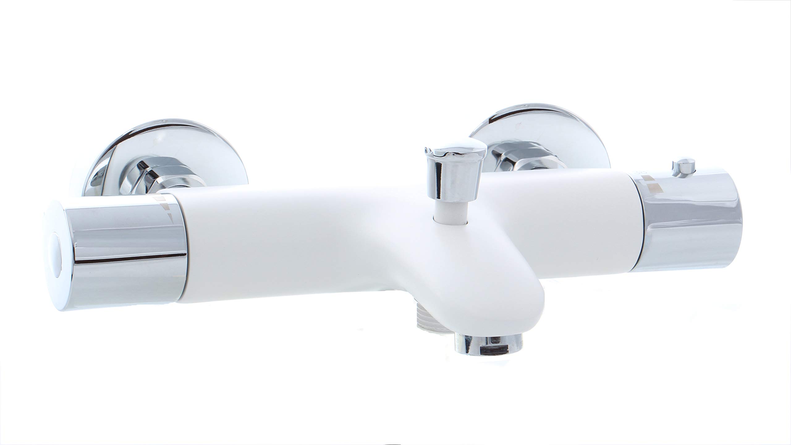 gr-nblatt-bath-thermostat-badewannenarmatur-wei-chrom-messing image 1