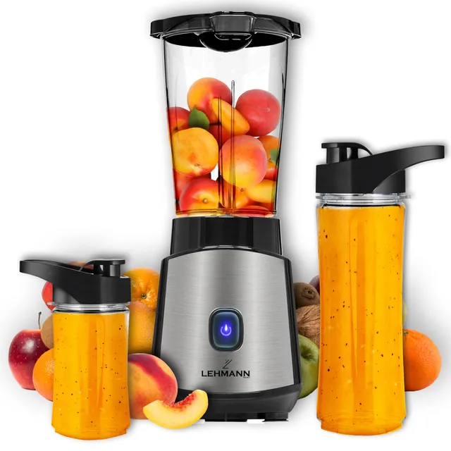 lehmann-blendery-standmixer-1200w-1l-mit-2-flaschen image 1