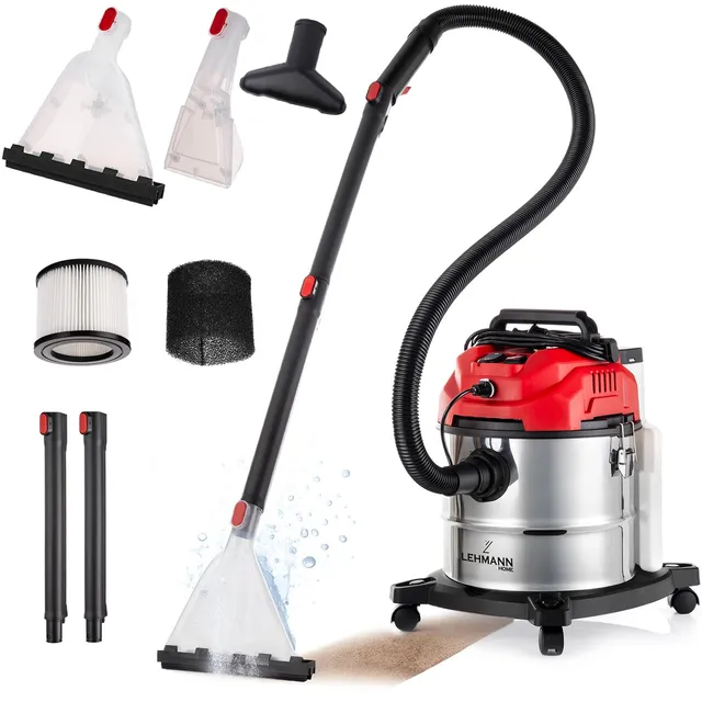 lehmann-waschsauger-1600w-teppichreiniger-polsterreiniger-20l image 1