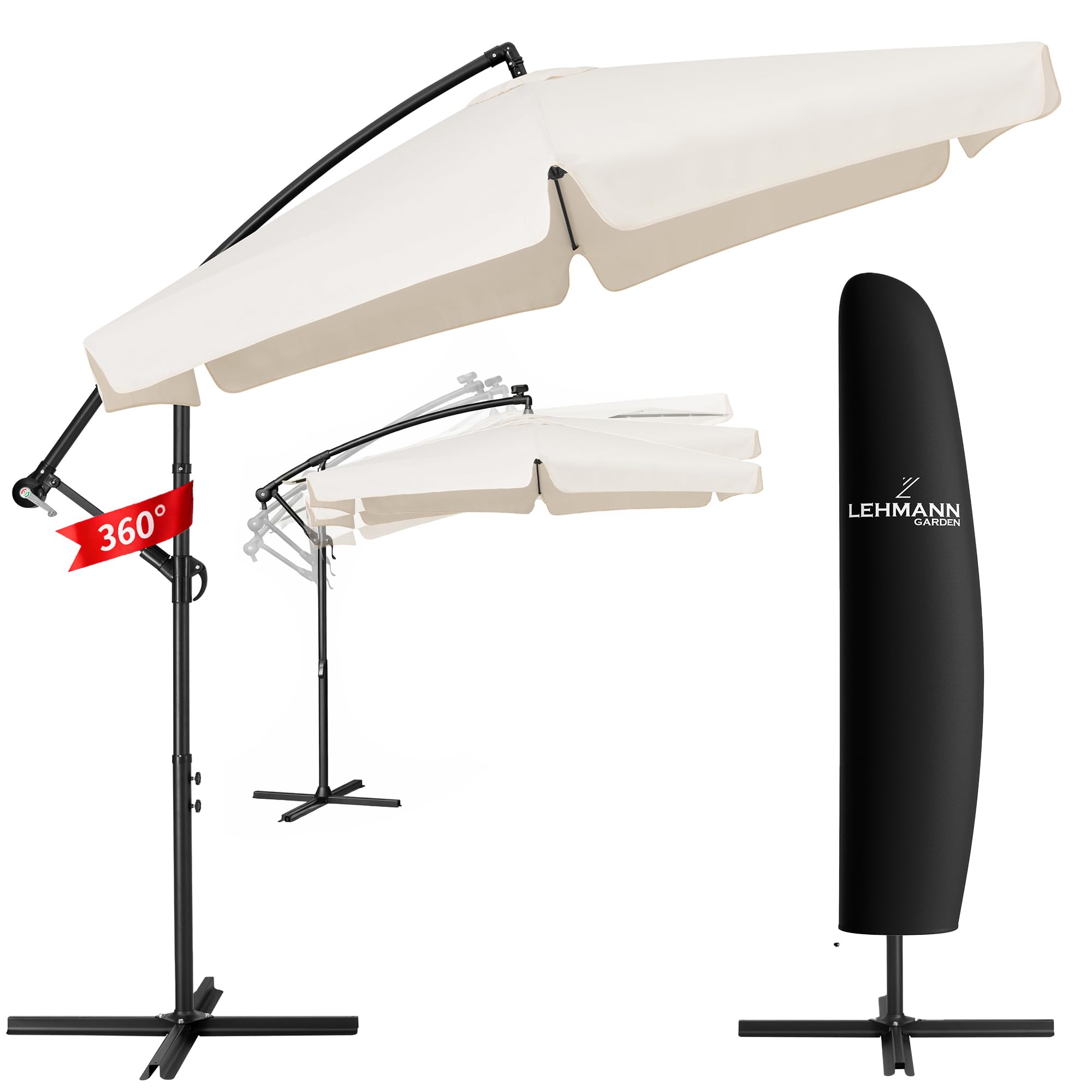 lehmann-lgagu-2430-ampelschirm-300-cm-mit-st-nder-kurbel-uv-schutz-3 image 1