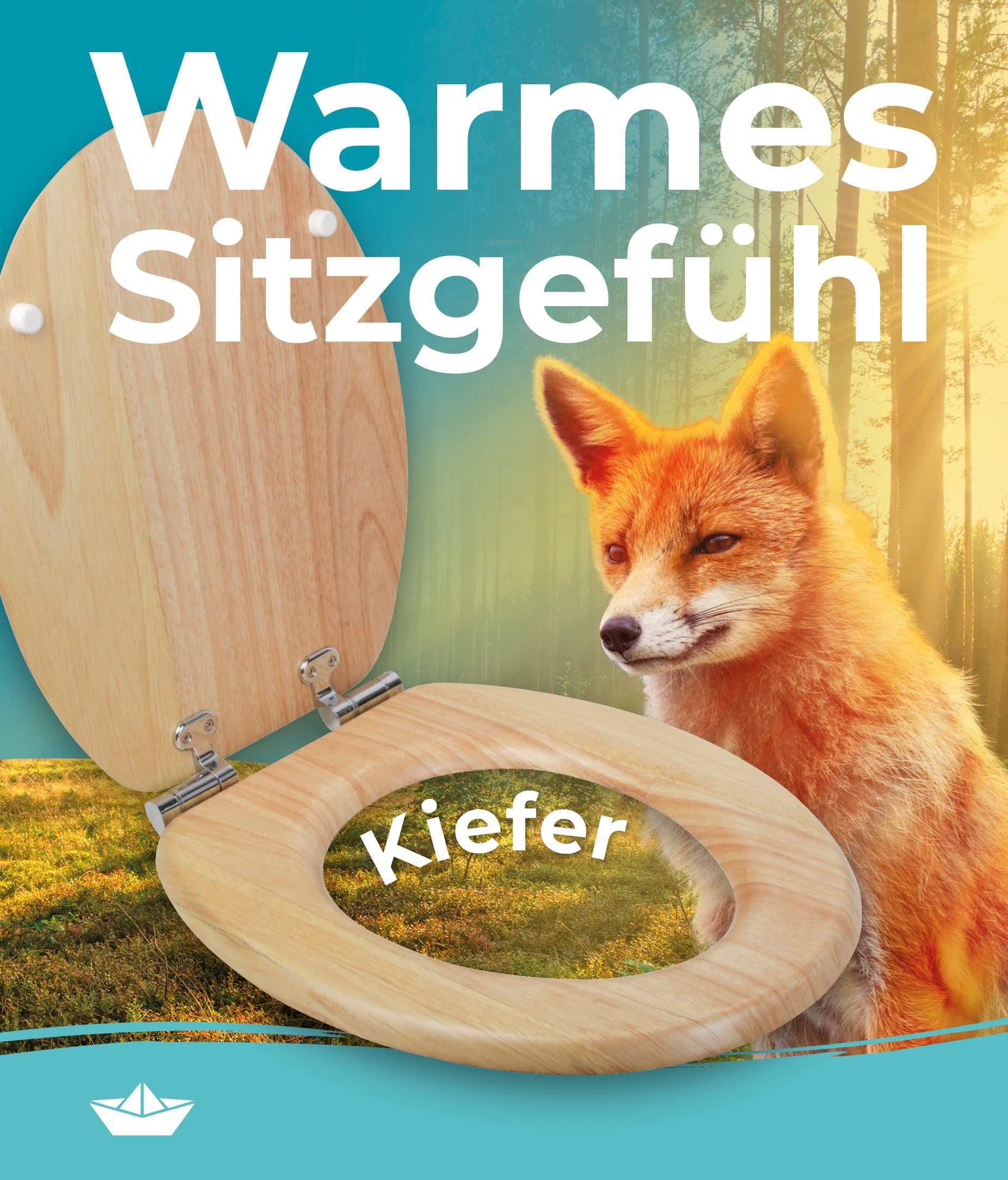 calmwaters-wc-sitz-26lp2846-holzsitz-kiefer-absenkautomatik image 2