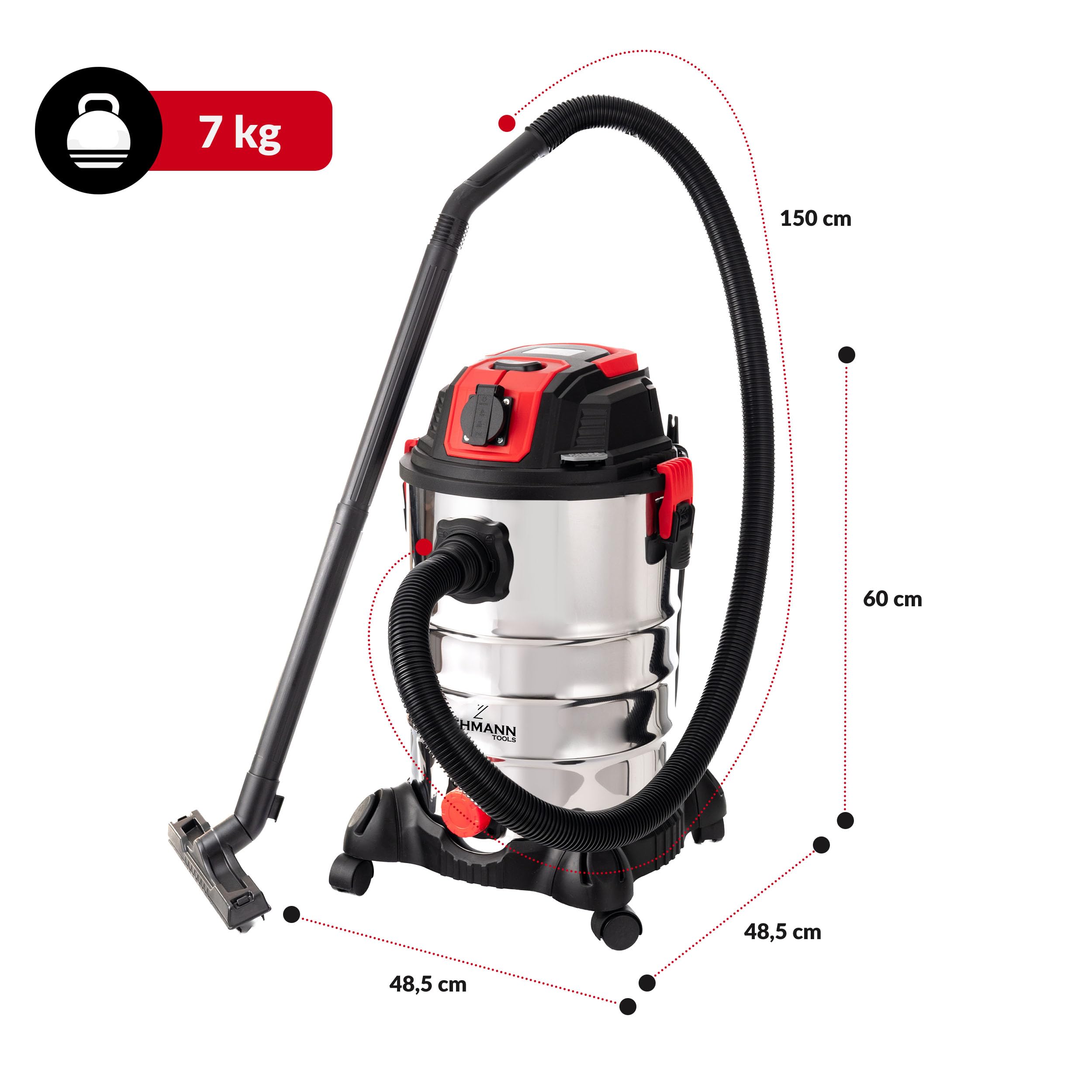 lehmann-industriestaubsauger-30l-nass-trockensauger-mit-steckdose image 3
