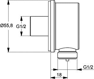 ideal-standard-idealrain-b9448aa-brauseschlauchanschluss-aufputz image 3