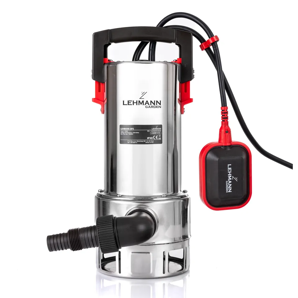 lehmann-sp2-schmutzwasserpumpe-1100w-tauchpumpe-edelstahl image 1