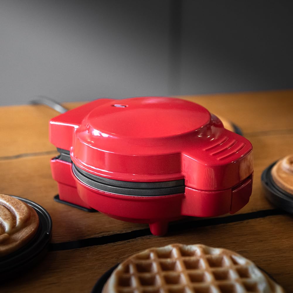 lehmann-gofrownice-mini-waffeleisen-rot-wechselplatten-4in1 image 5