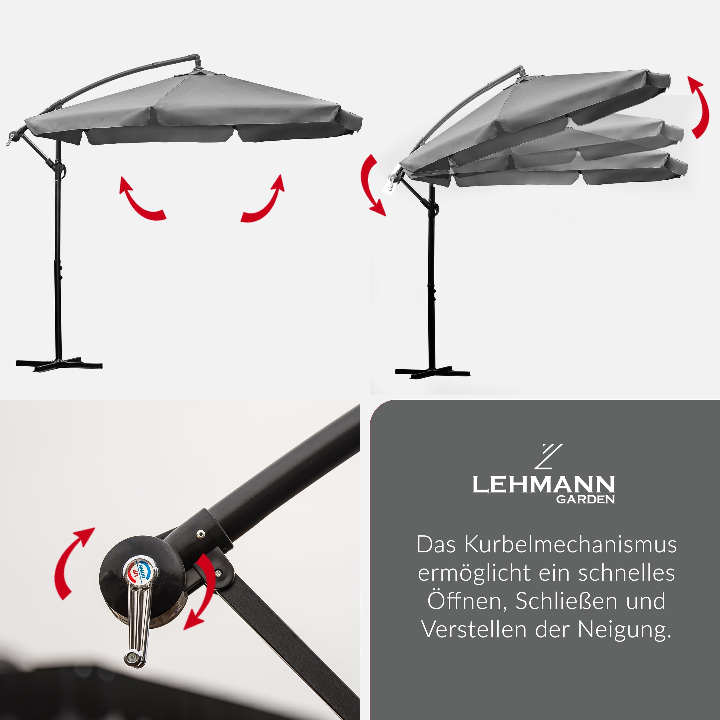 lehmann-lgagu-2430-ampelschirm-300-cm-mit-st-nder-kurbel-uv-schutz image 5