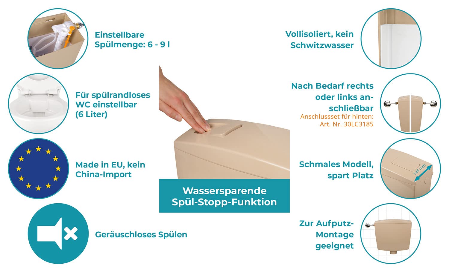 calmwaters-essential-aufputz-sp-lkasten-beige-6-9l-start-stopp image 2