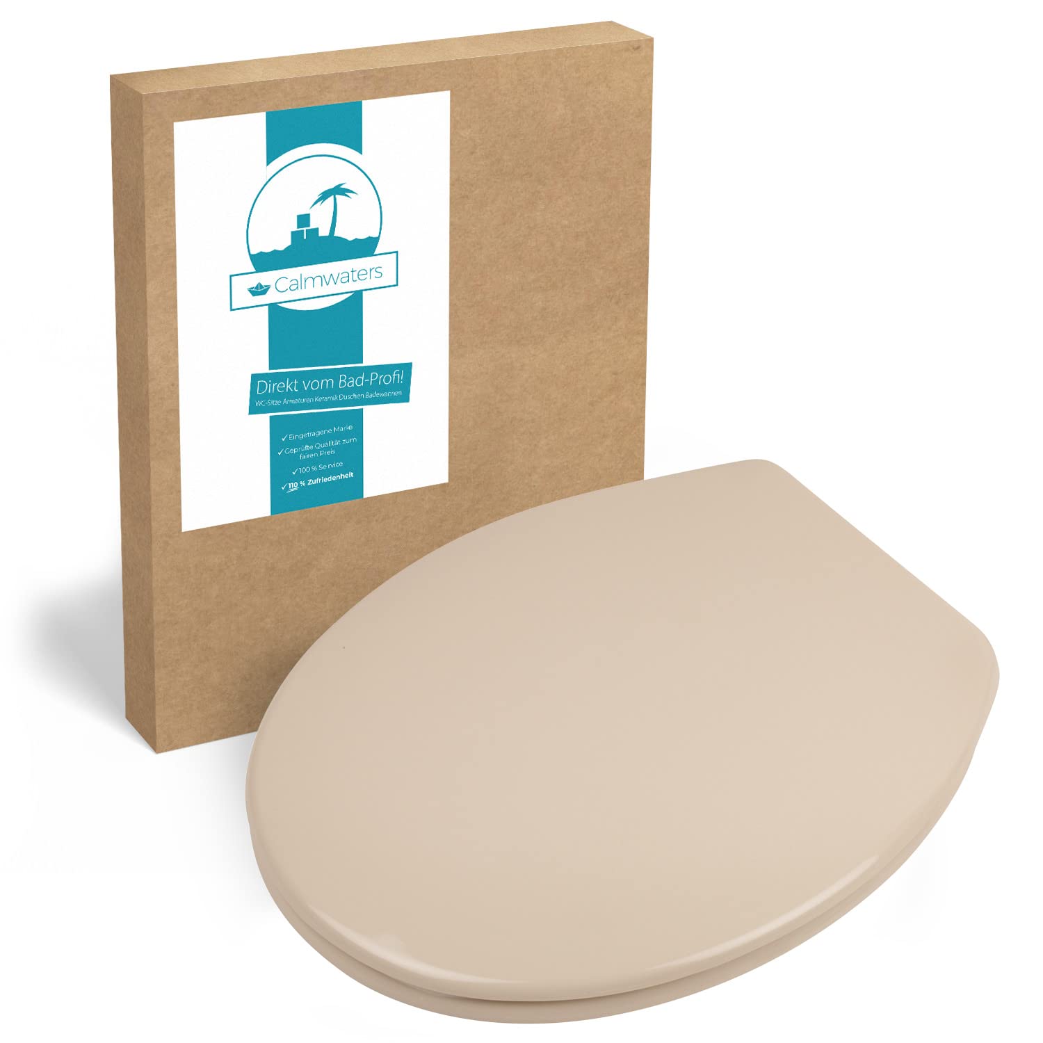 calmwaters-essential-soft-wc-sitz-beige-duroplast-absenkautomatik image 1