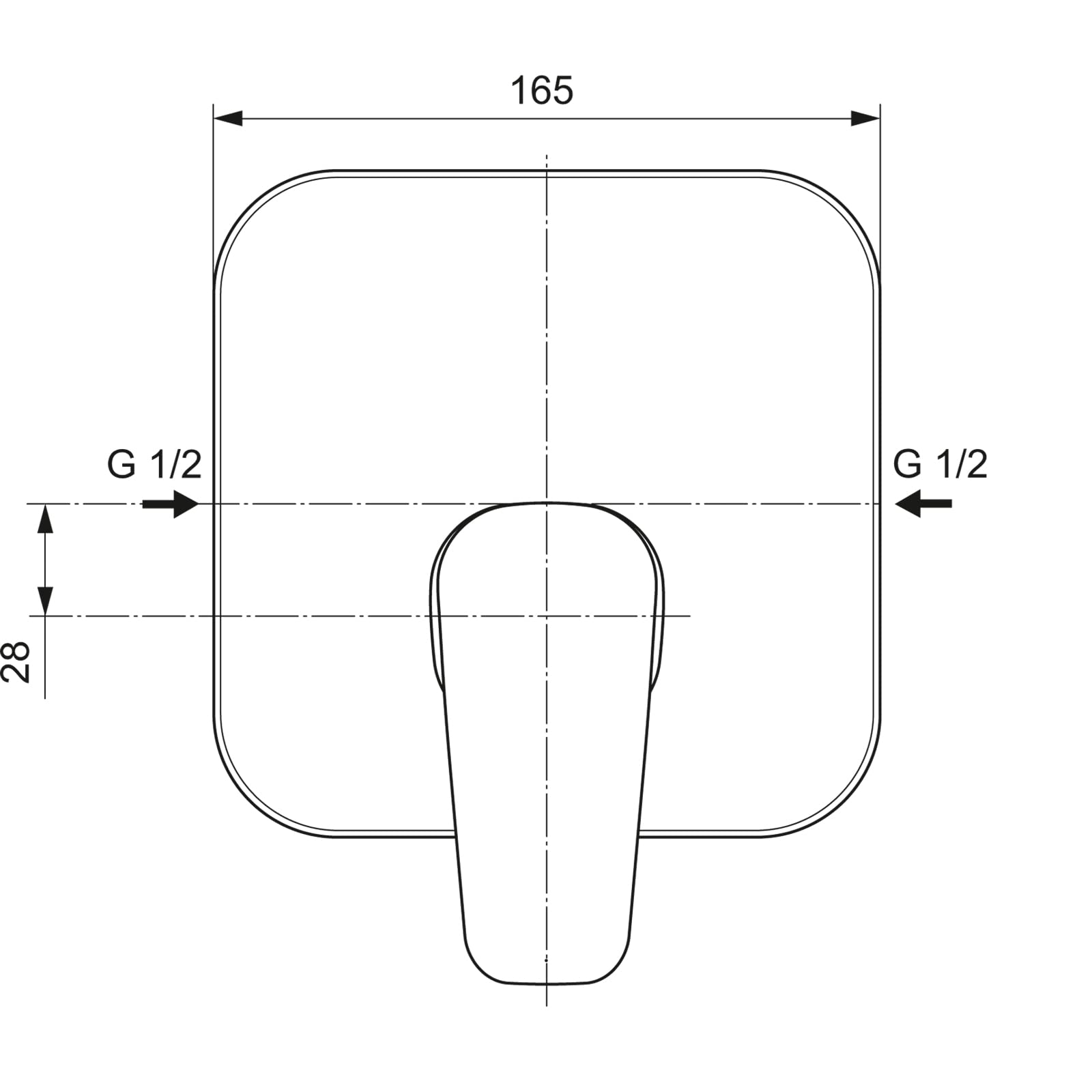 ideal-standard-ceraplan-iii-a6114aa-brausearmatur-unterputz-chrom image 5
