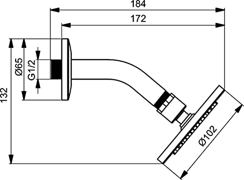 ideal-standard-idealrain-kopfbrause-b9436aa-102x184mm-chrom image 8
