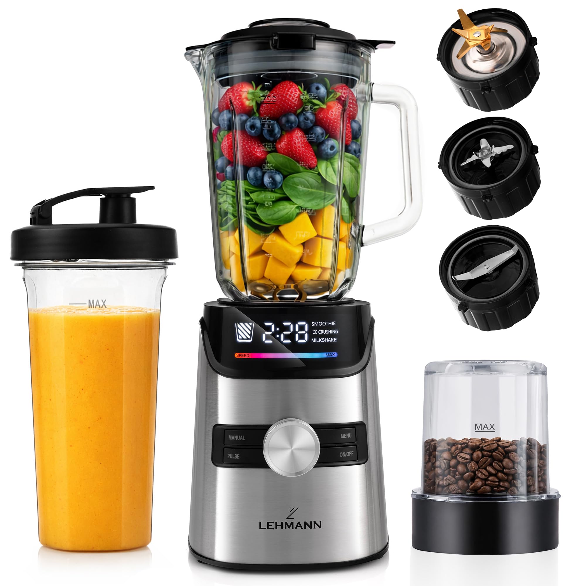 lehmann-standmixer-3-in-1-1-7l-glas-1400w-to-go image 1
