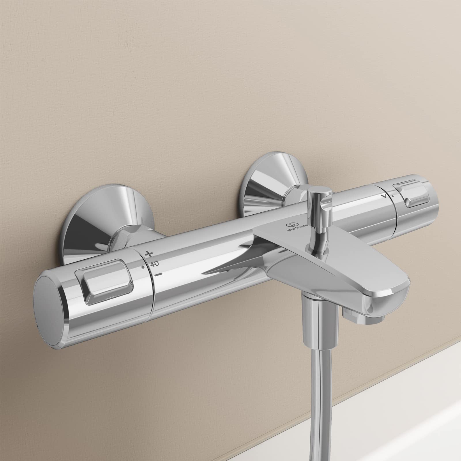 ideal-standard-ceratherm-t25-wannenarmatur-thermostat-chrom image 4