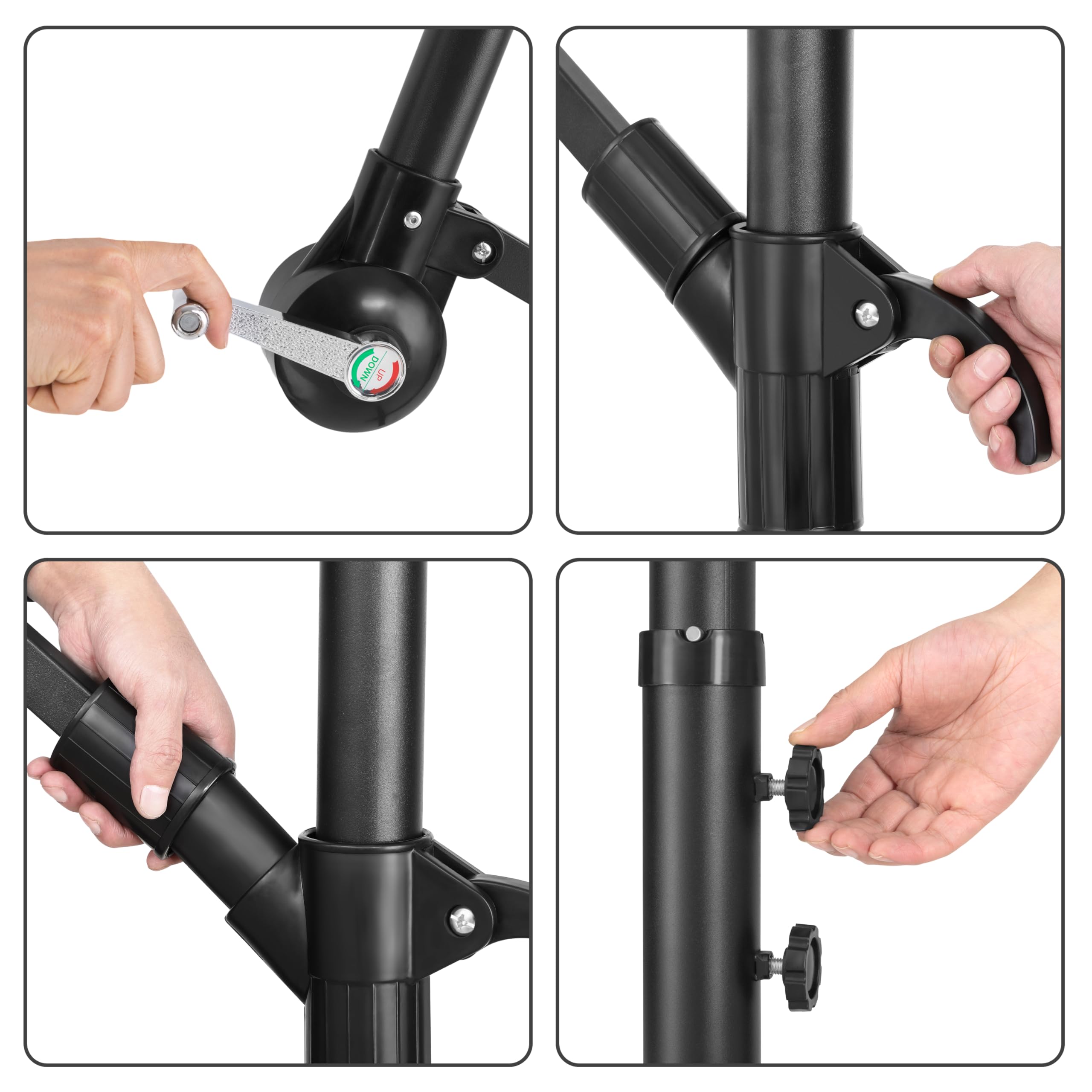lehmann-lgagu-2430-ampelschirm-300-cm-mit-st-nder-kurbel-uv-schutz-3 image 5