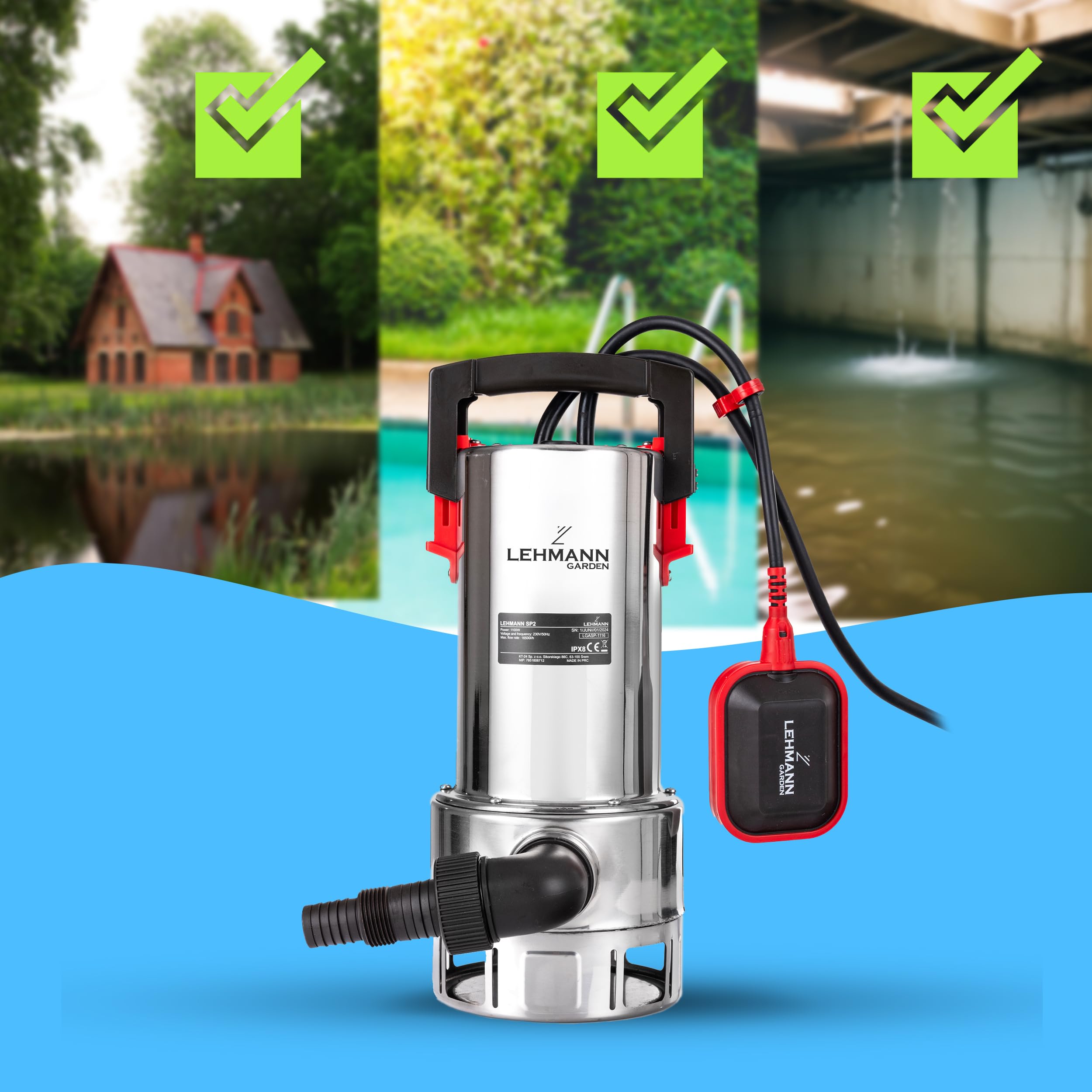 lehmann-sp2-schmutzwasserpumpe-1100w-tauchpumpe-edelstahl image 3