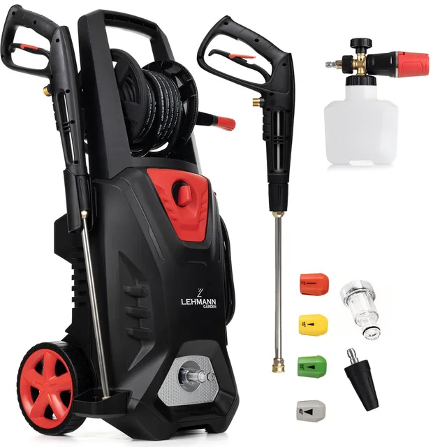 lehmann-colorado-hochdruckreiniger-3000w-260-bar-schwarz-rot image 1