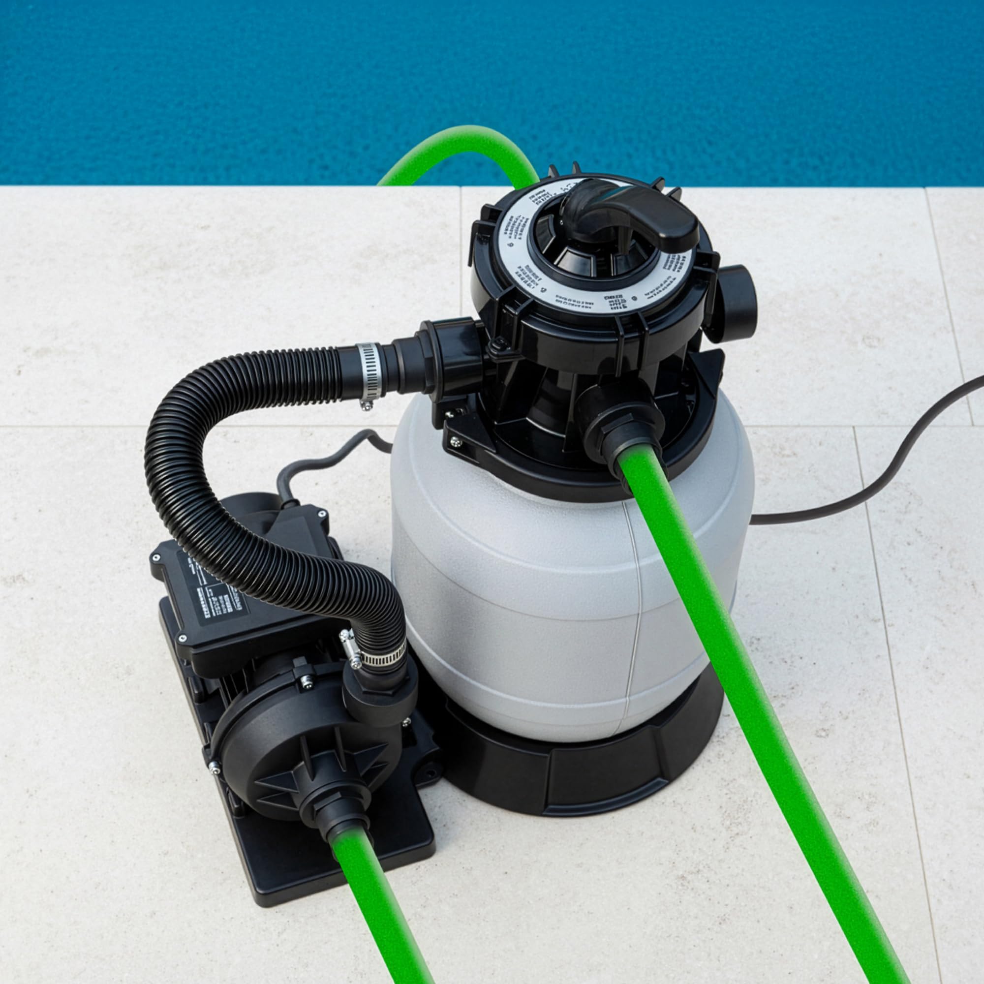 lehmann-sandfilteranlage-8000-l-h-pool-filteranlage-grau-250-w image 2