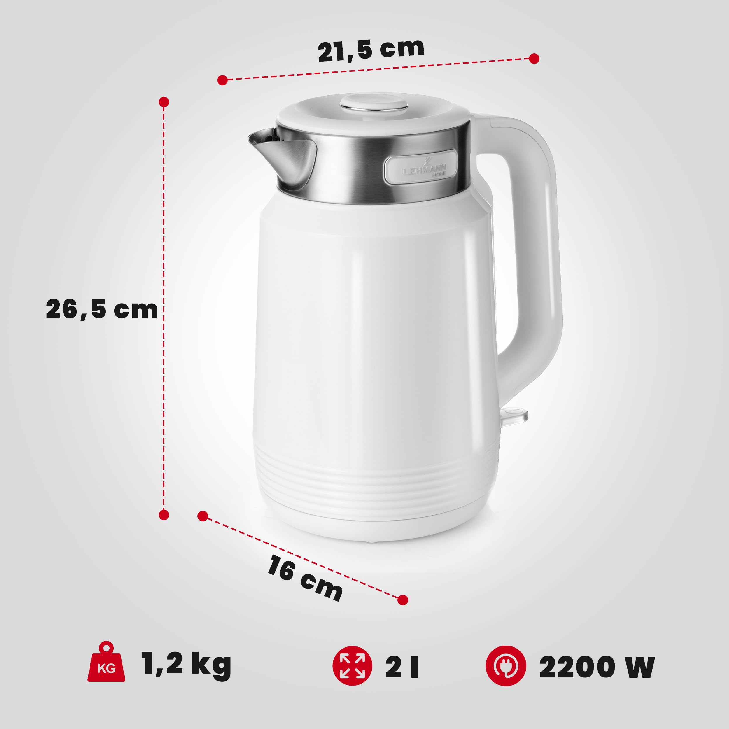 lehmann-wasserkocher-edelstahl-2l-2200w-doppelwand-bpa-frei image 2