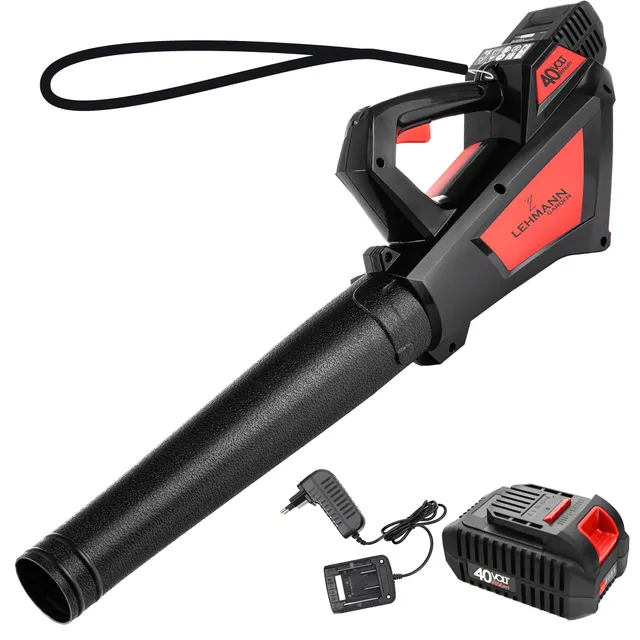 lehmann-akku-laubbl-ser-40v-set-schwarz-rot-1-75-kg-170-km-h image 1