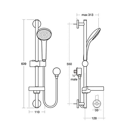 ideal-standard-idealrain-m1-b9413aa-duschgarnitur-chrom image 6