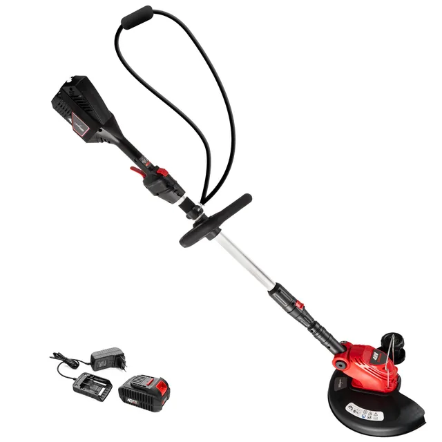 lehmann-40v-akku-rasentrimmer-30cm-mit-akku-teleskop image 1