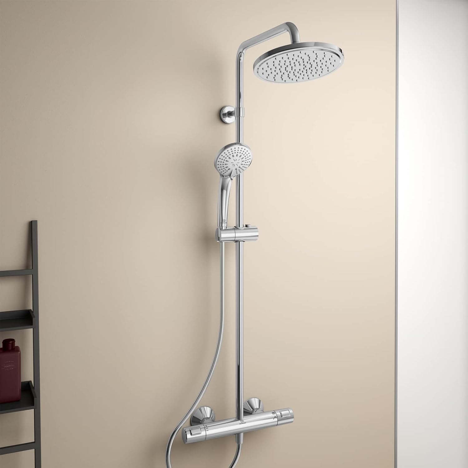 ideal-standard-ceratherm-t25-duschsystem-thermostat-chrom-coolbody image 2