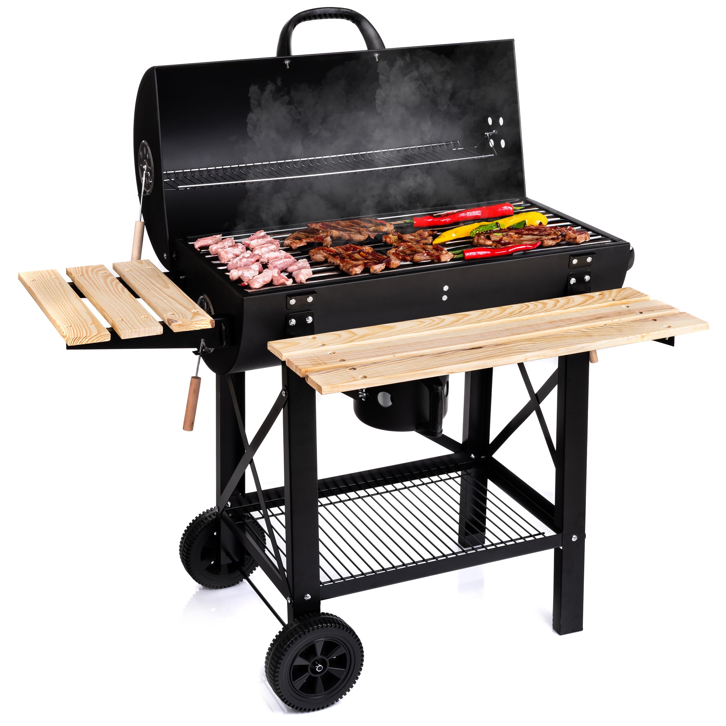 lehmann-holzkohlegrill-xl-grillwagen-deckel-71x35cm image 1