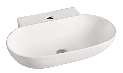 gr-nblatt-bath-aufsatzwaschbecken-56x39-keramik-lotus-effekt image 1
