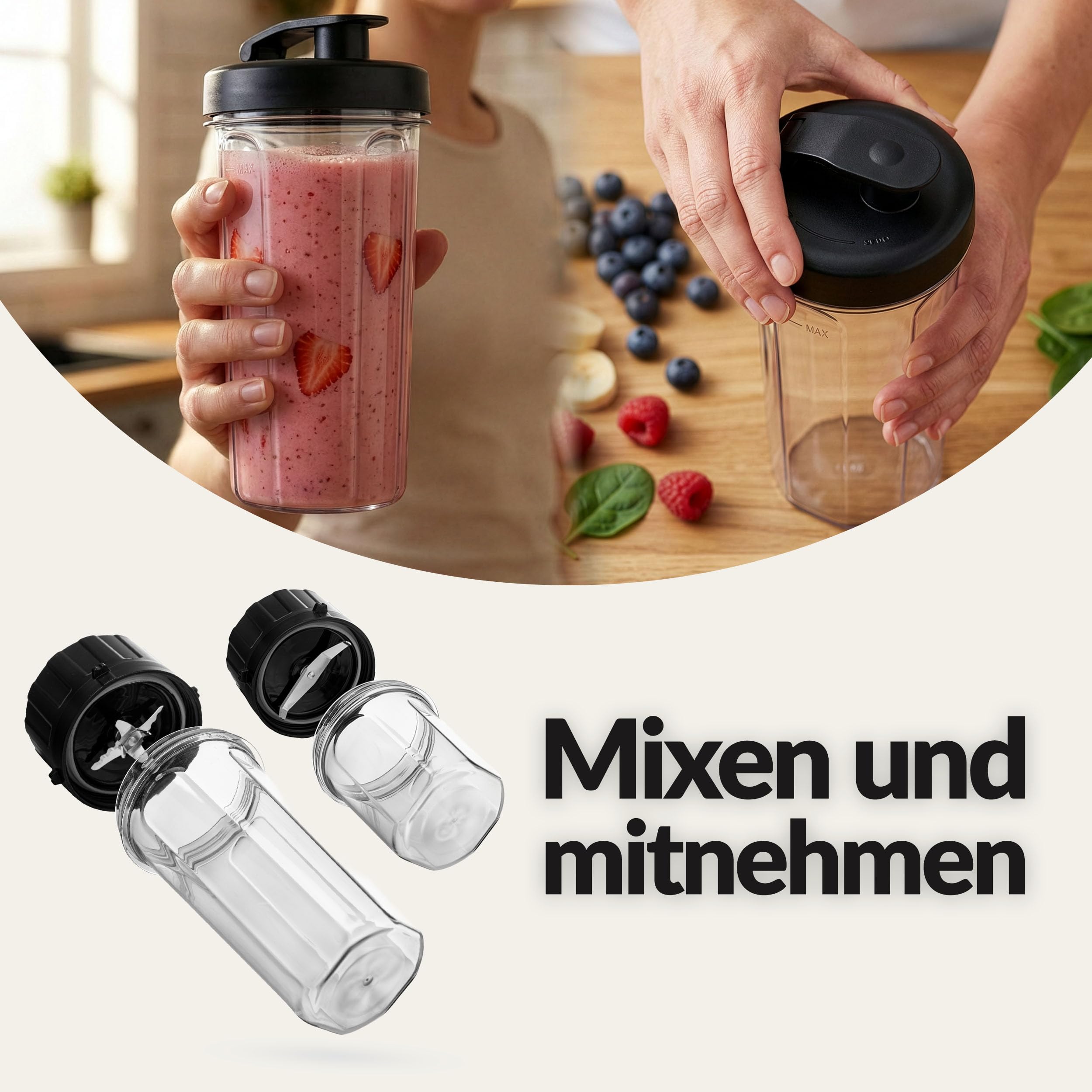 lehmann-standmixer-3-in-1-1-7l-glas-1400w-to-go image 8