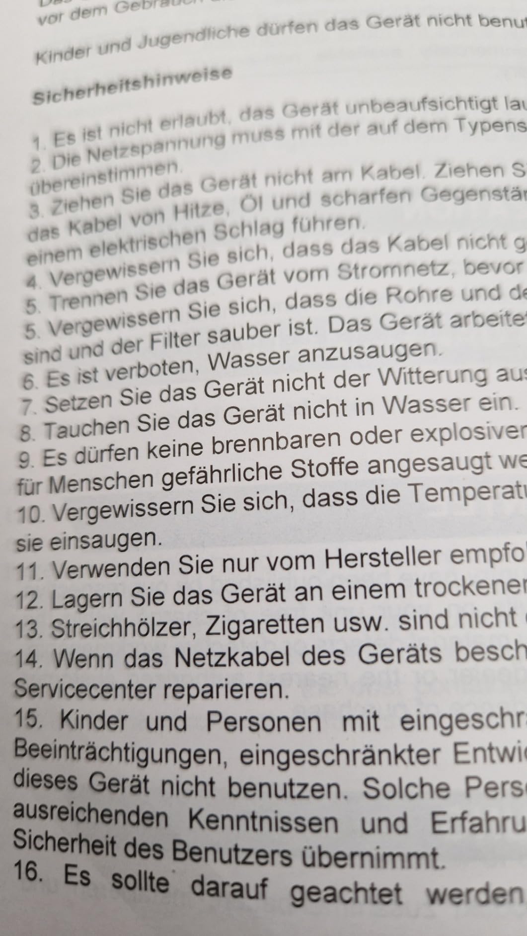 Gut für Asche