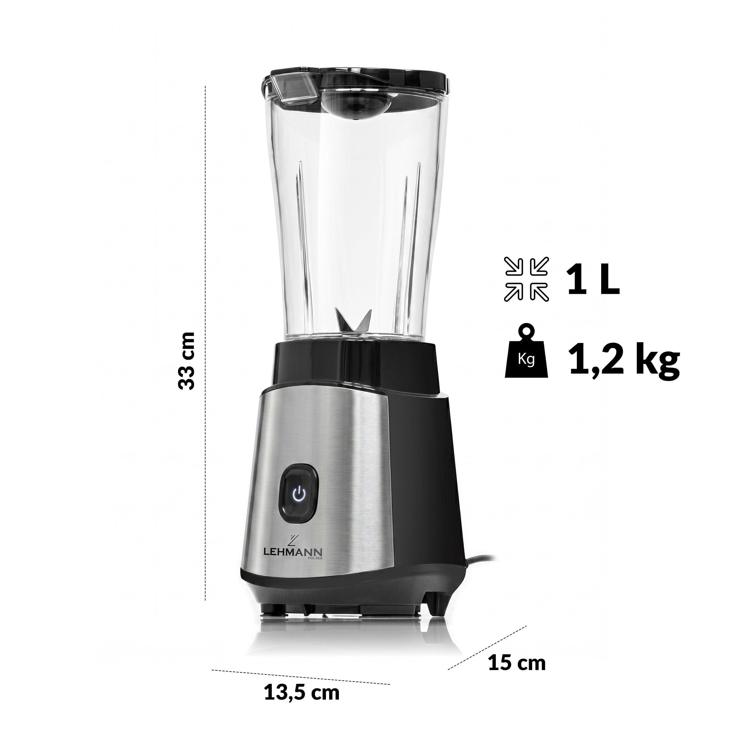 lehmann-blendery-standmixer-1200w-1l-mit-2-flaschen image 3