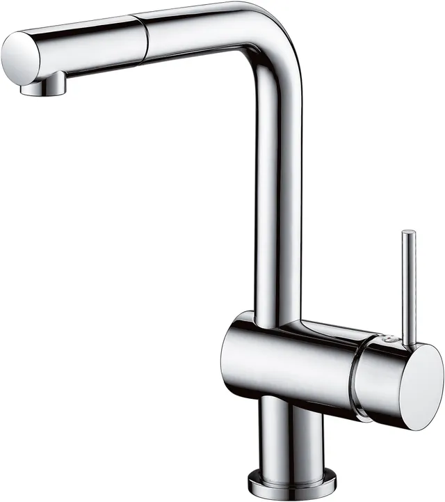 gr-nblatt-kitchen-k-chenarmatur-ausziehbar-geschirrbrause-chrom image 1