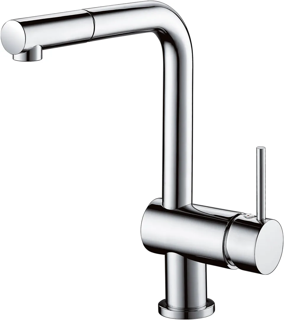 gr-nblatt-kitchen-k-chenarmatur-ausziehbar-geschirrbrause-chrom image 1