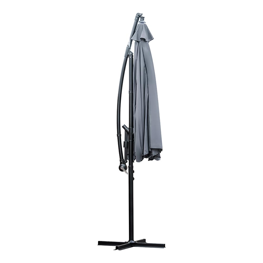 lehmann-lgagu-2430-ampelschirm-300-cm-mit-st-nder-kurbel-uv-schutz image 7