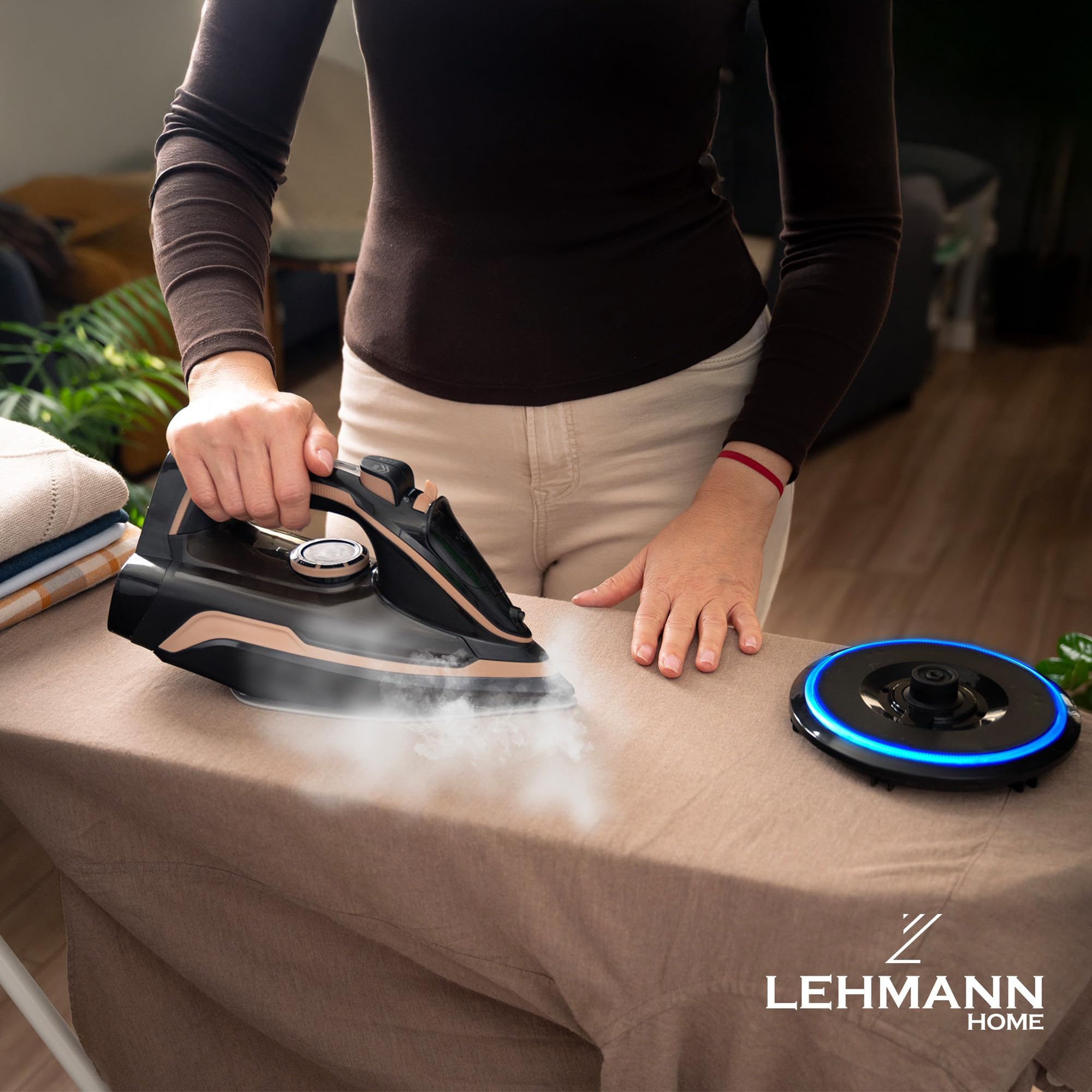 lehmann-dampfb-geleisen-kabellos-3000-w-schwarz-ros-gold image 2