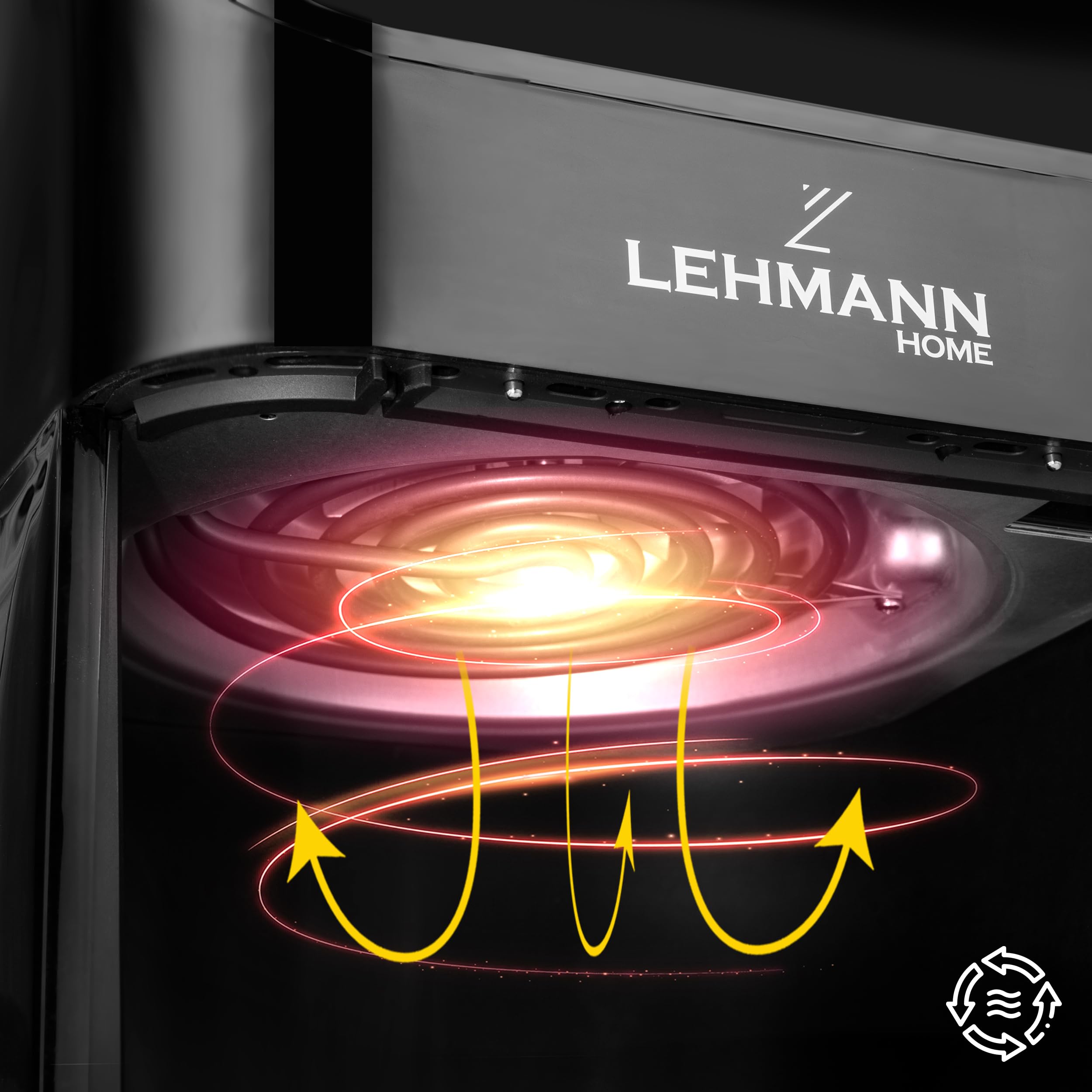 lehmann-hei-luftfritteuse-8l-schwarz-sichtfenster-12-programme image 4