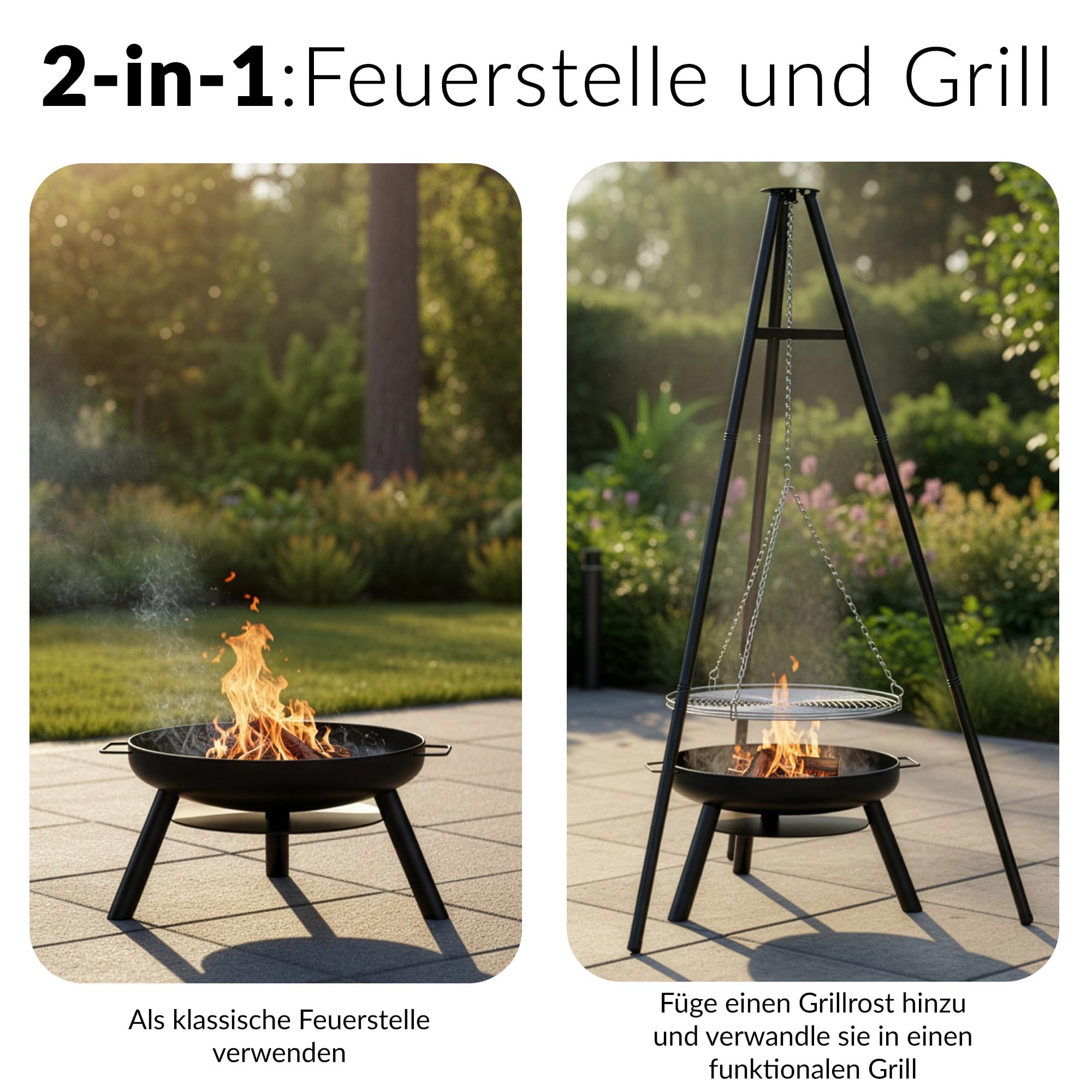 lehmann-schwenkgrill-feuerschale-60-cm-schwarz-mit-grillrost image 4