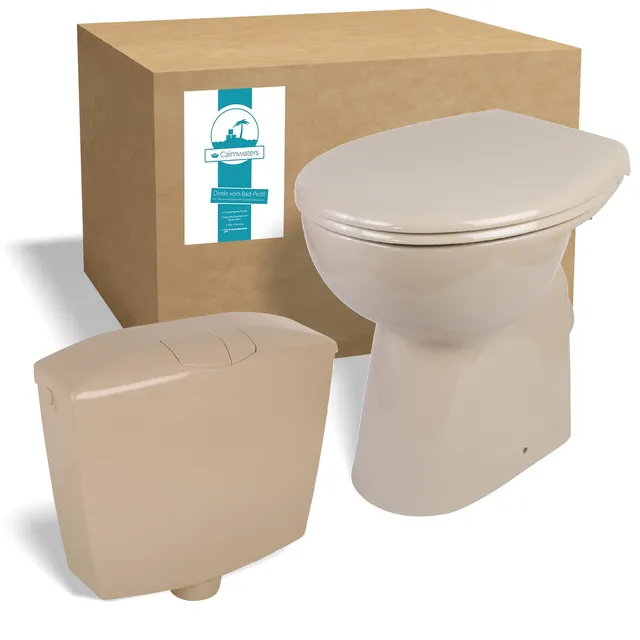 calmwatters-wc-sitz-stand-wc-komplettset-beige-7cm-erh-ht image 1