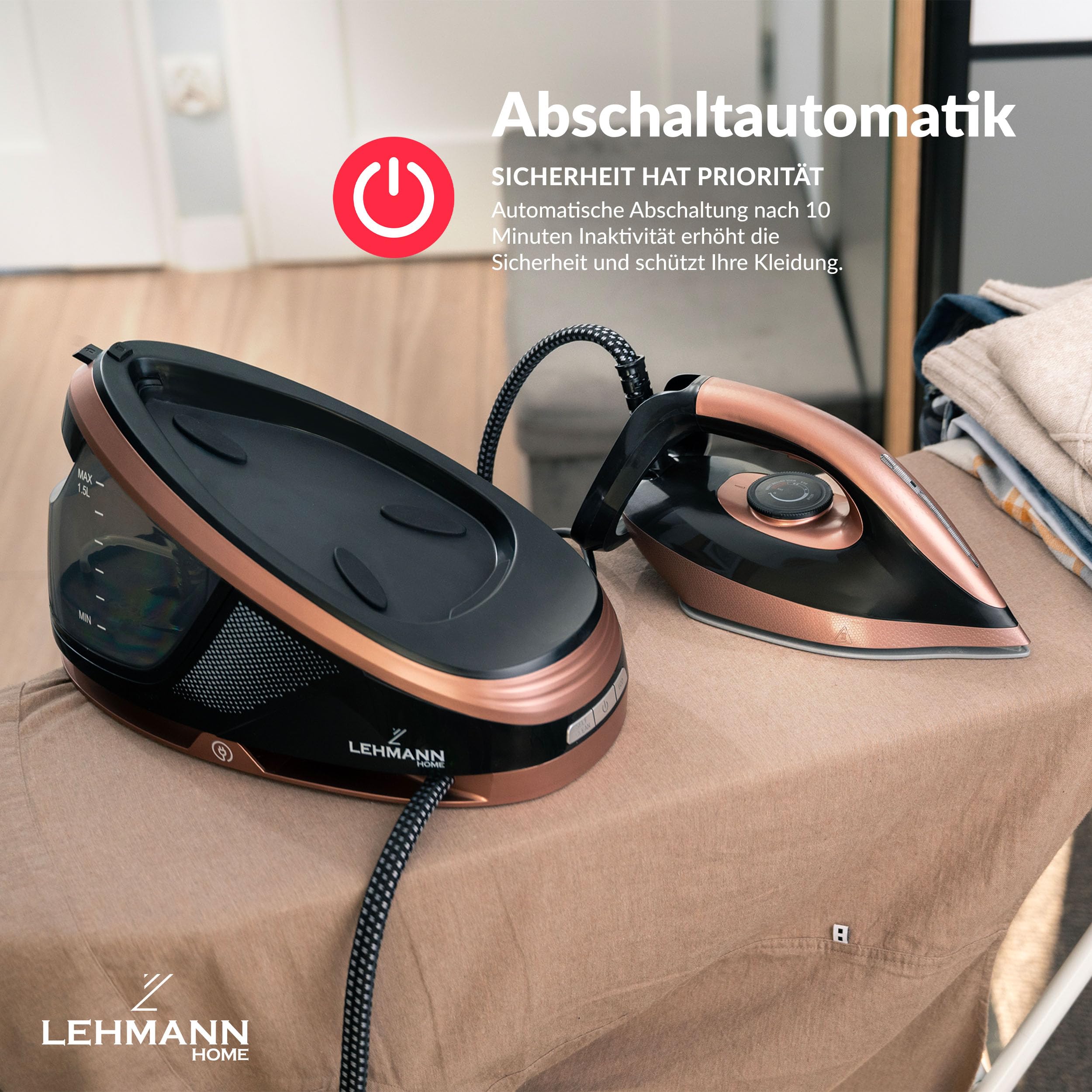 lehmann-dampfb-gelstation-8-bar-2400w-schwarz-ros-gold-1-5l image 7