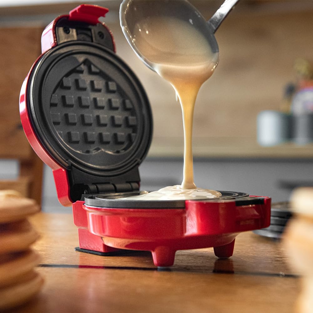lehmann-gofrownice-mini-waffeleisen-rot-wechselplatten-4in1 image 4
