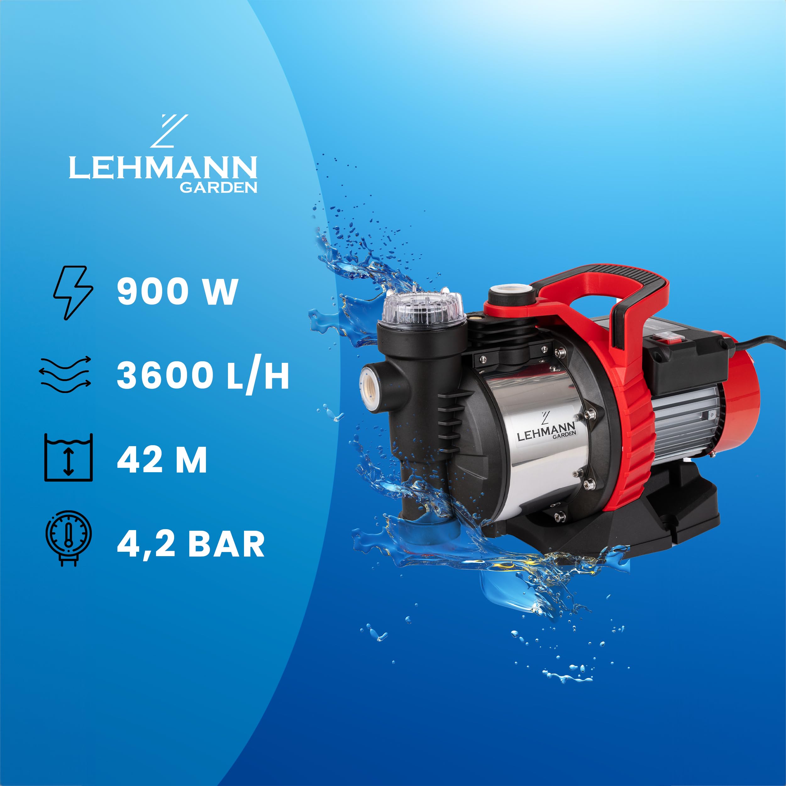 lehmann-bp1-gartenpumpe-900-w-3600-l-h-edelstahl-selbstansaugend image 4