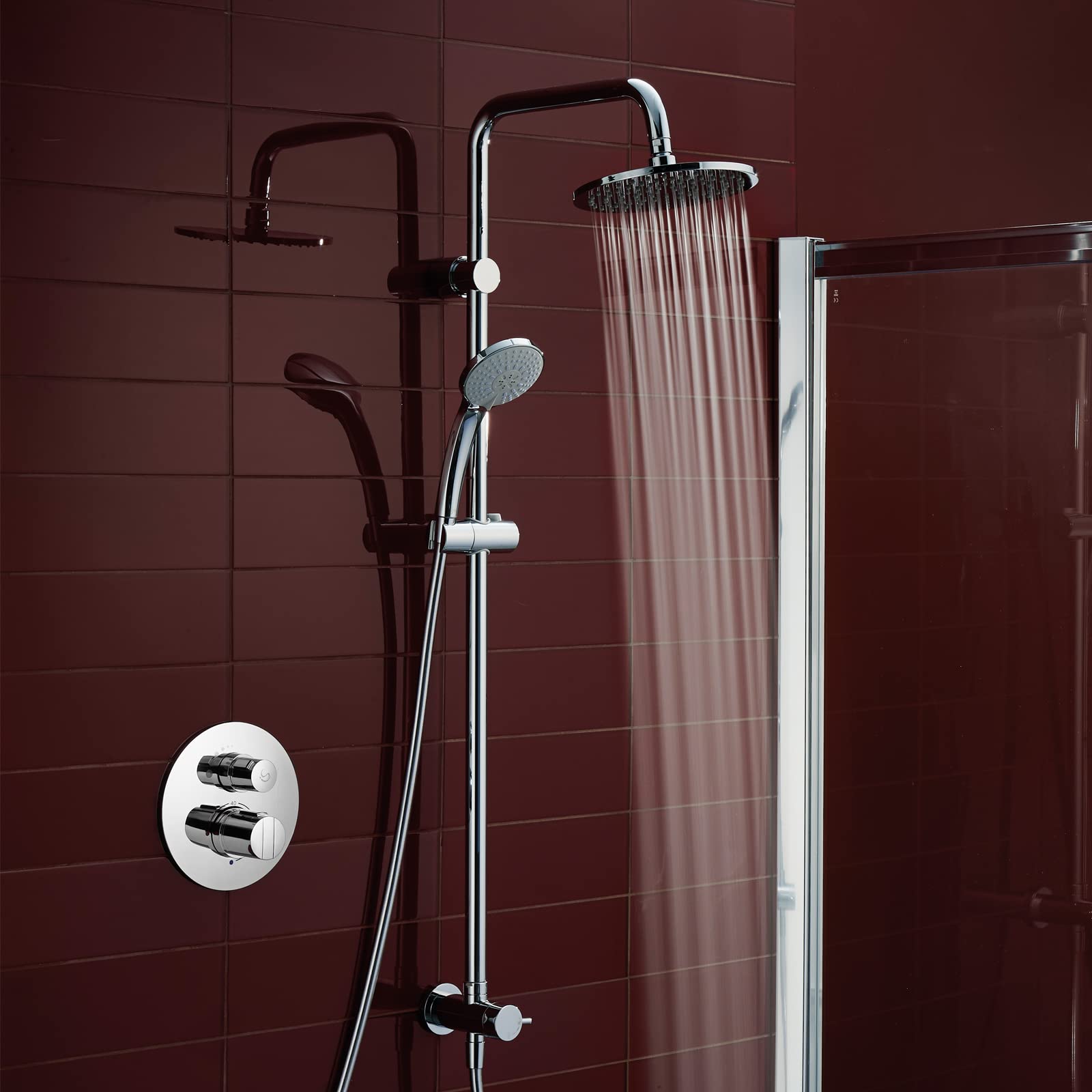 ideal-standard-idealrain-duschsystem-silk-black-ohne-armatur image 5