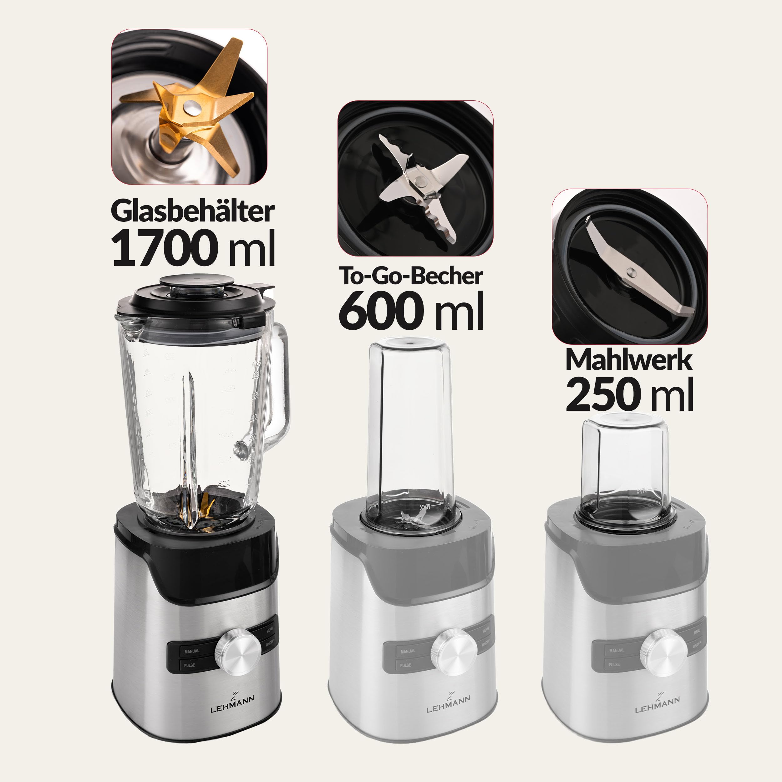 lehmann-standmixer-3-in-1-1-7l-glas-1400w-to-go image 6